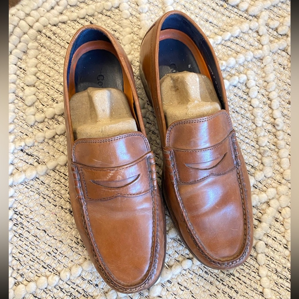 Cole Haan Men’s Leather Dress Slip On Shoes Size 9